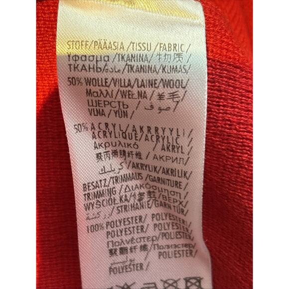 Claudio Campione Men’s red sweater ¼ Zip Yachting Pullover taping logo embroirdy - Picture 14 of 14